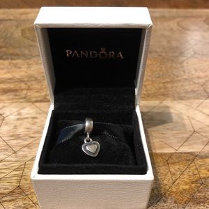 Pandora Charm - Heart Dangle (Retired)